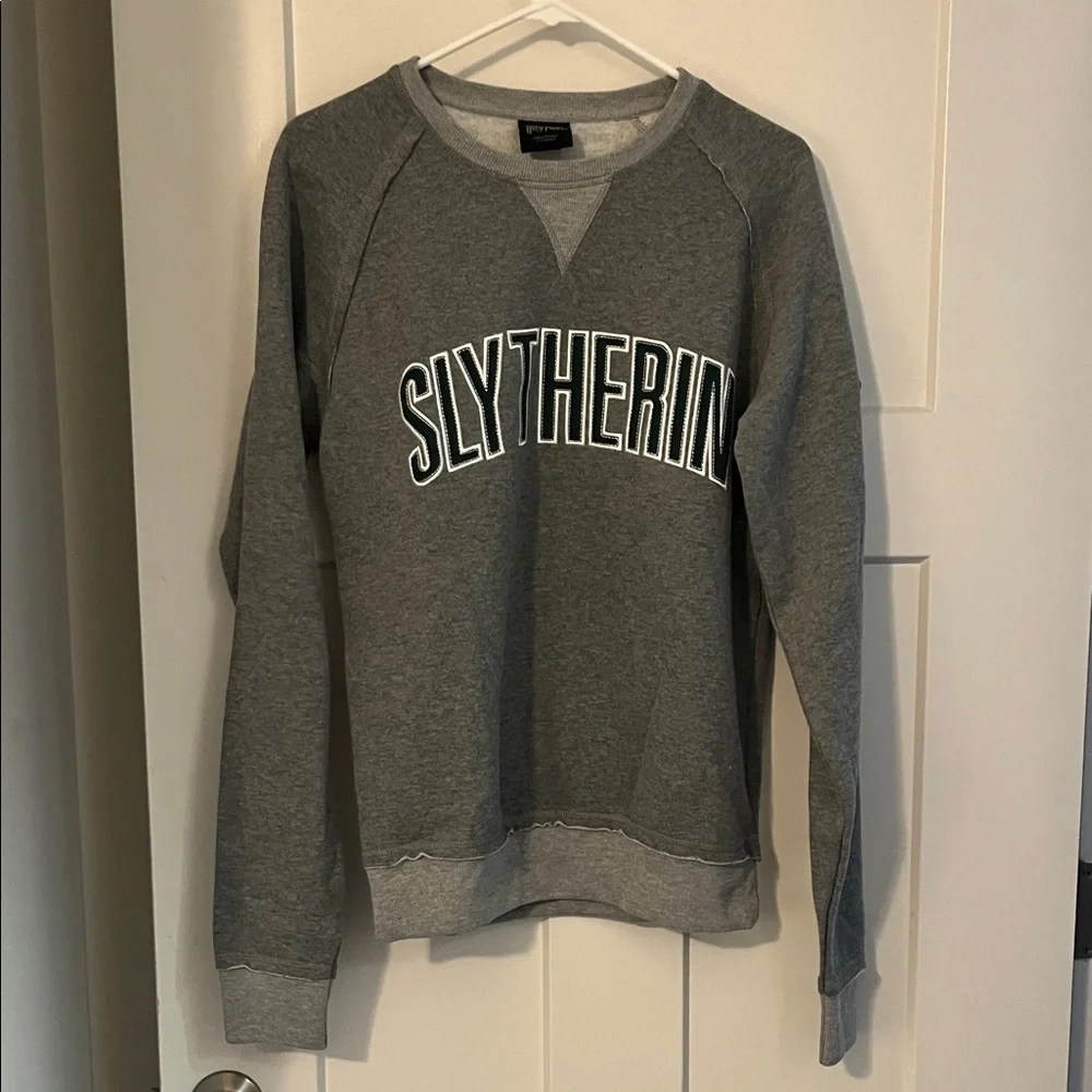 Slytherin Gray Crewneck Sweatshirt - Picture 1 of 5